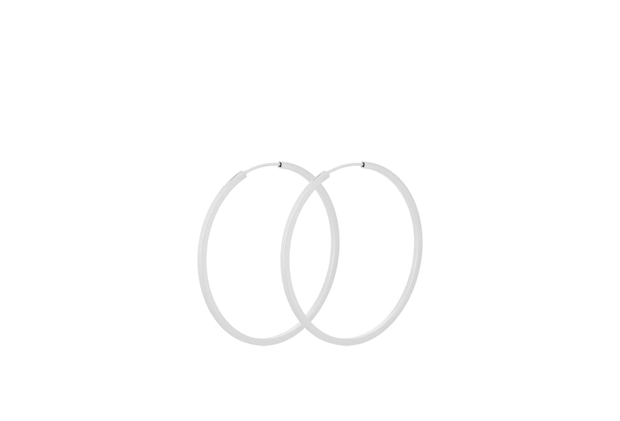 Pernille Corydon Small Orbit Hoops i Sølv som produktbillede, sølv fra Pernille Corydon hos Petersen Ure Smykker