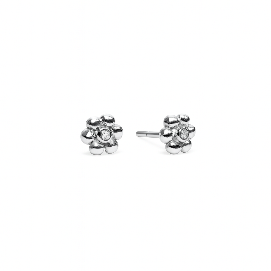 Lene Visholm Øreringe 14 kt Hvidguld Diamant 0,04 ct E378HG billede 1
