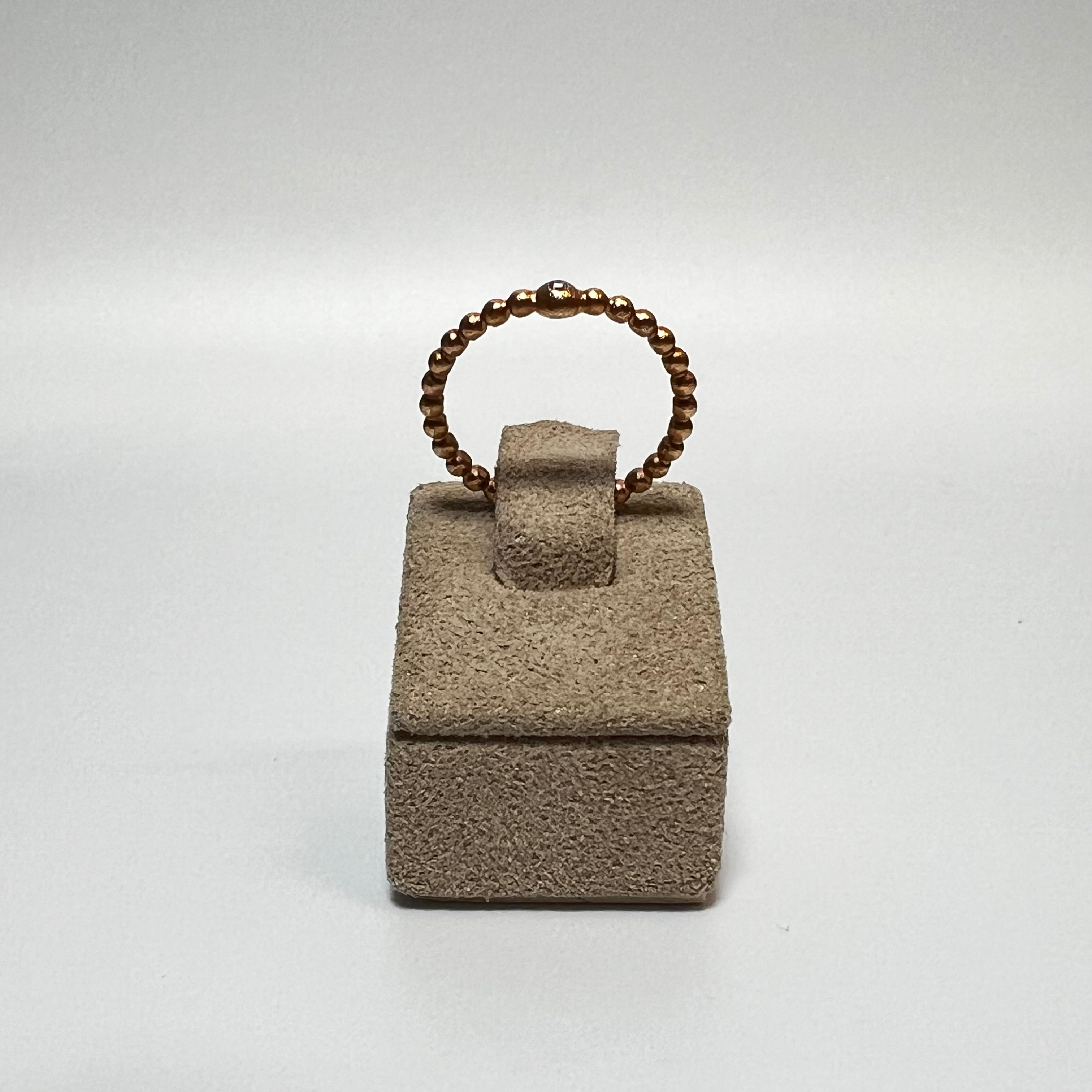 Lene Visholm Ring 14kt rose m. dia -str 51