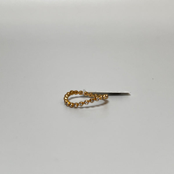 Lene Visholm Ring 14kt m. dia -str 52