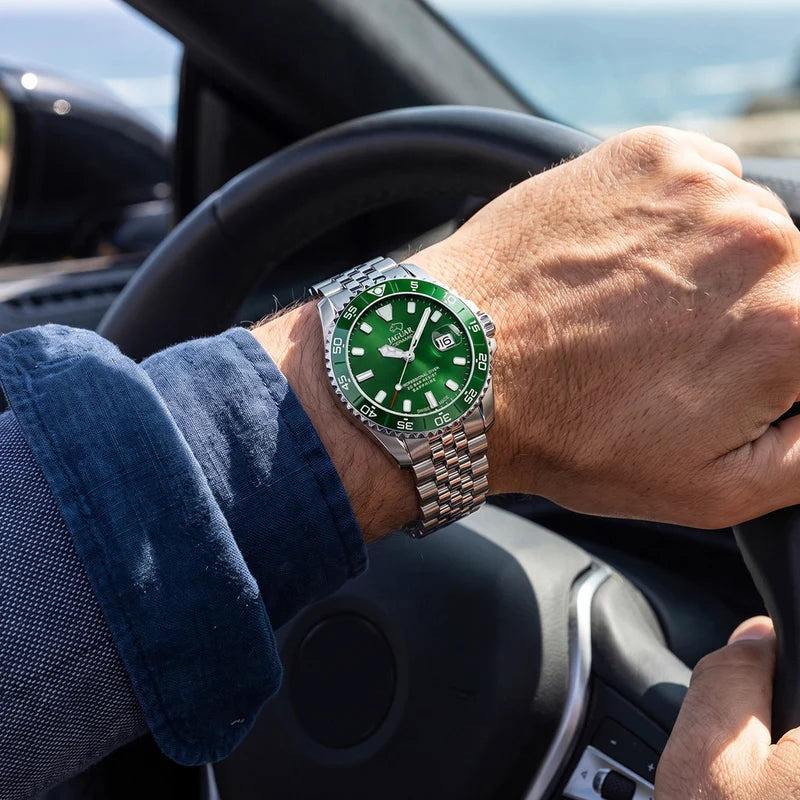 JAGUAR DIVER CERAMIC GRØN