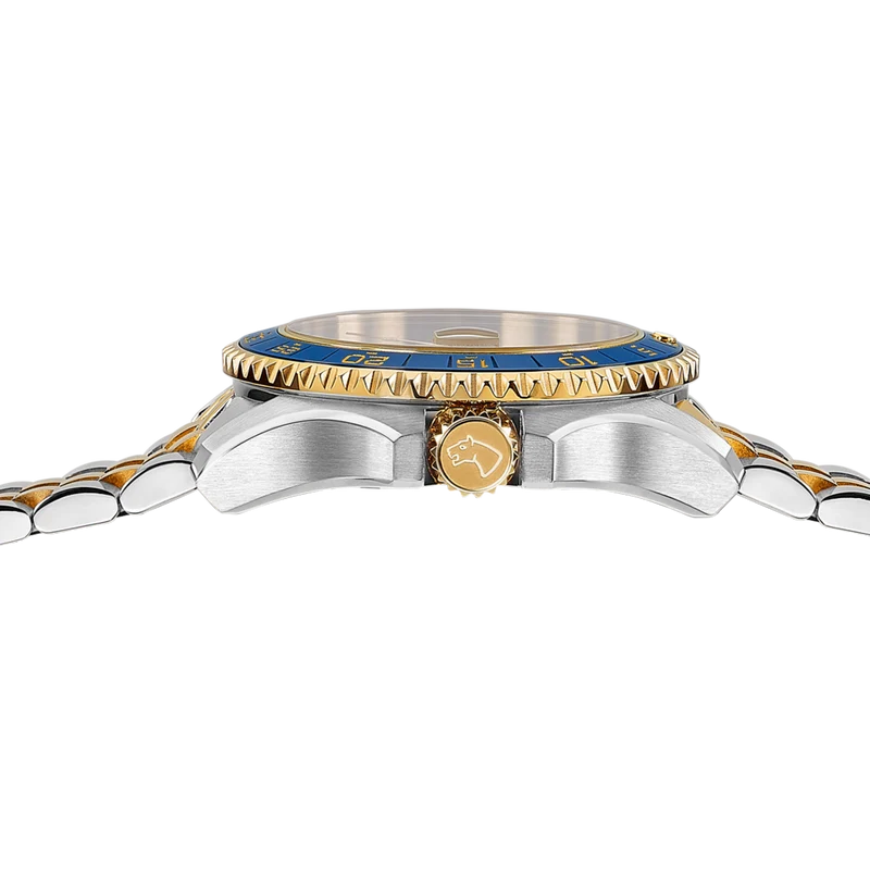 JAGUAR DIVER CERAMIC BLÅ STÅL/GULD