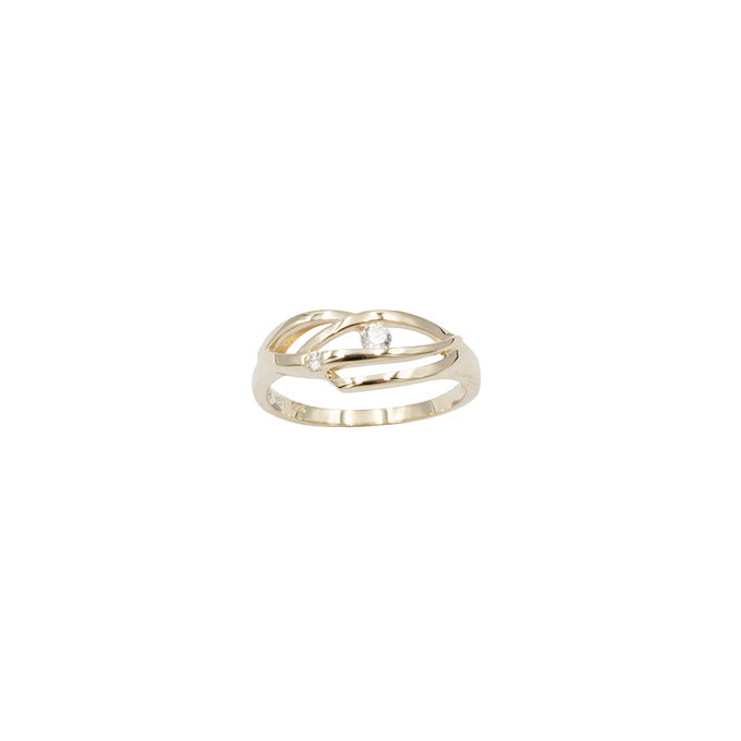 L&G Ring 8 kt guld zirkonia 400058-50 foto 1