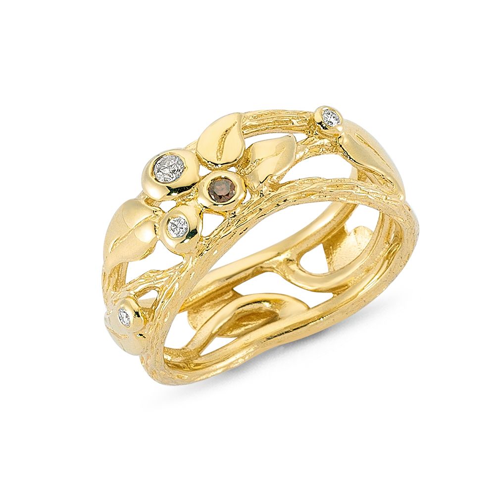Nuran - Nature Ring 14kt M. Dia