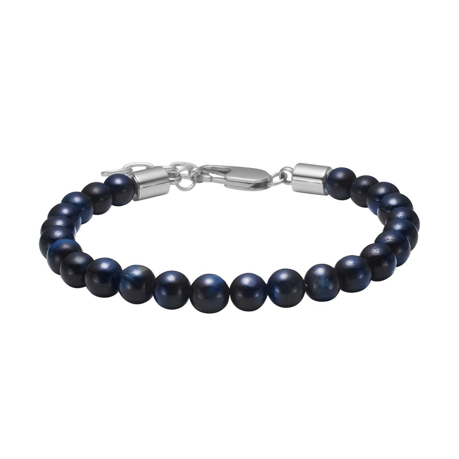 SON of NOA armbånd med blå tigerøje 6 mm