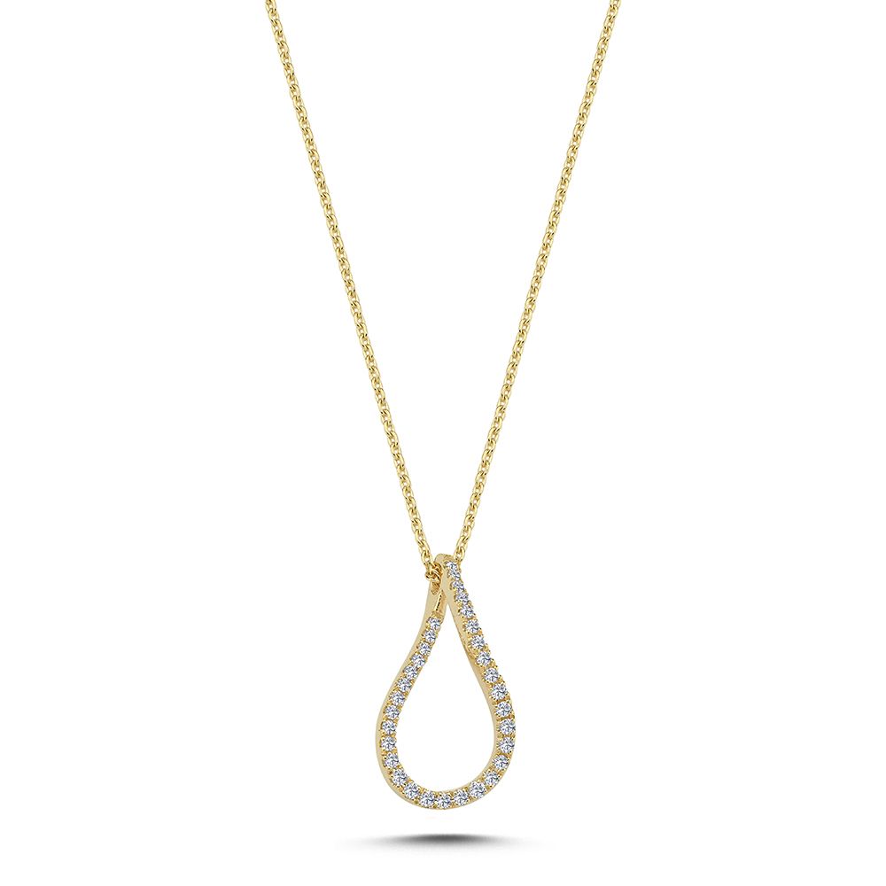 Nuran - Valentina Halskæde 14kt m. dia - lille